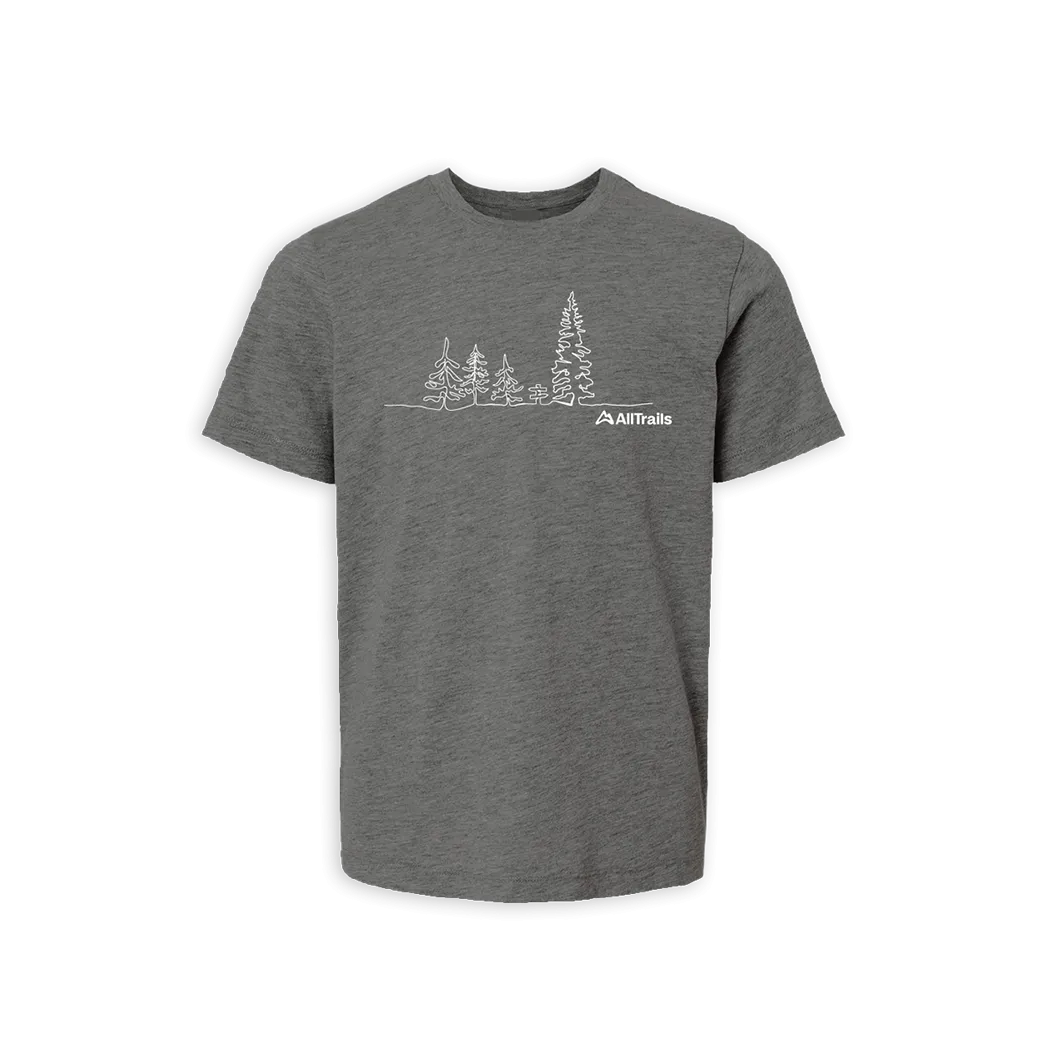 Trailblazer Kids Tee - Dark Gray