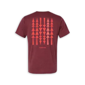 Treeline Tee - Heather Red