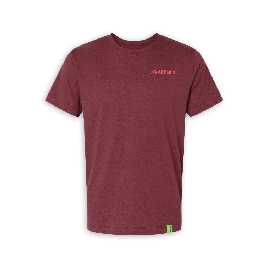 Treeline Tee - Heather Red