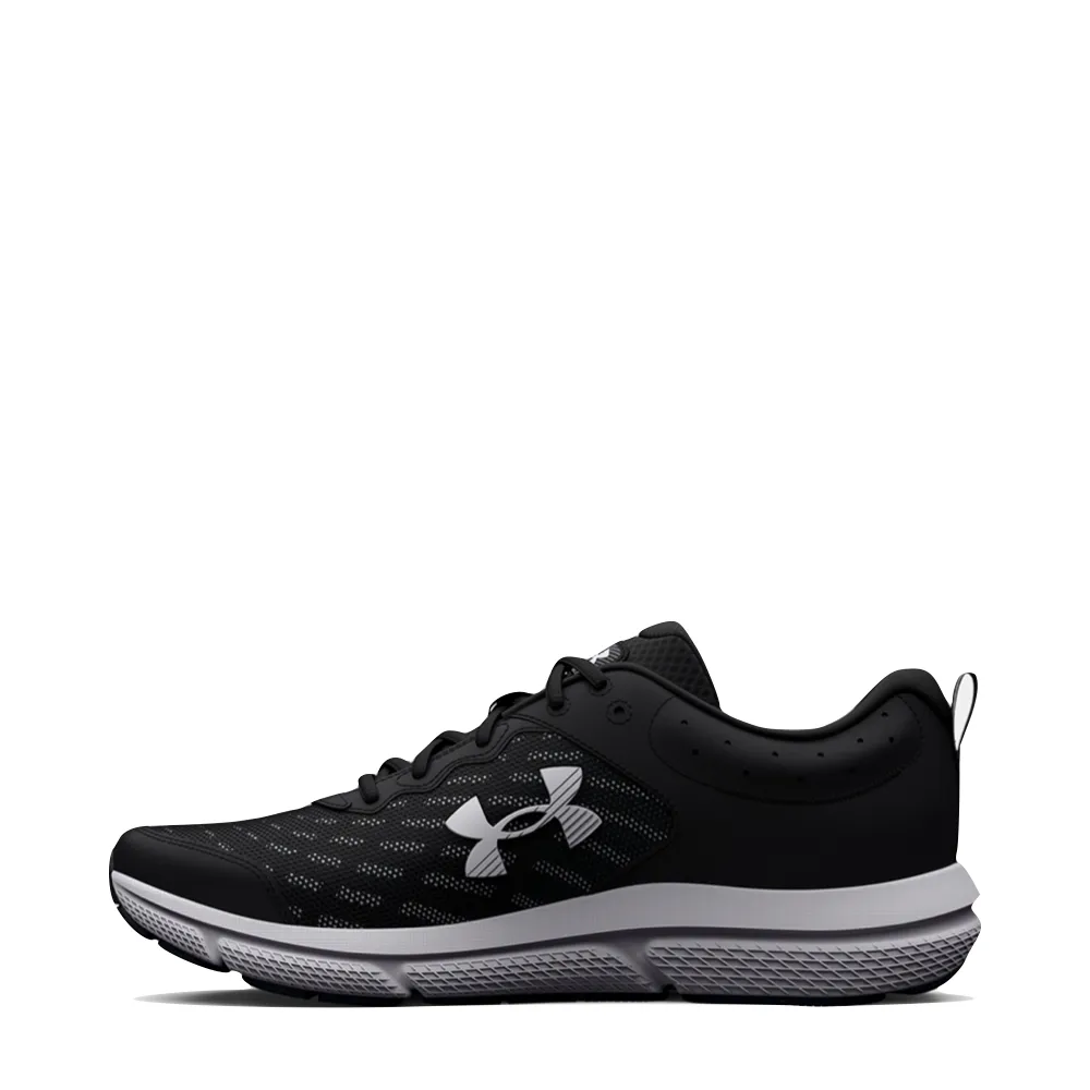 Under Armour Men's Charged Assert 10 Sneaker (Black/White)