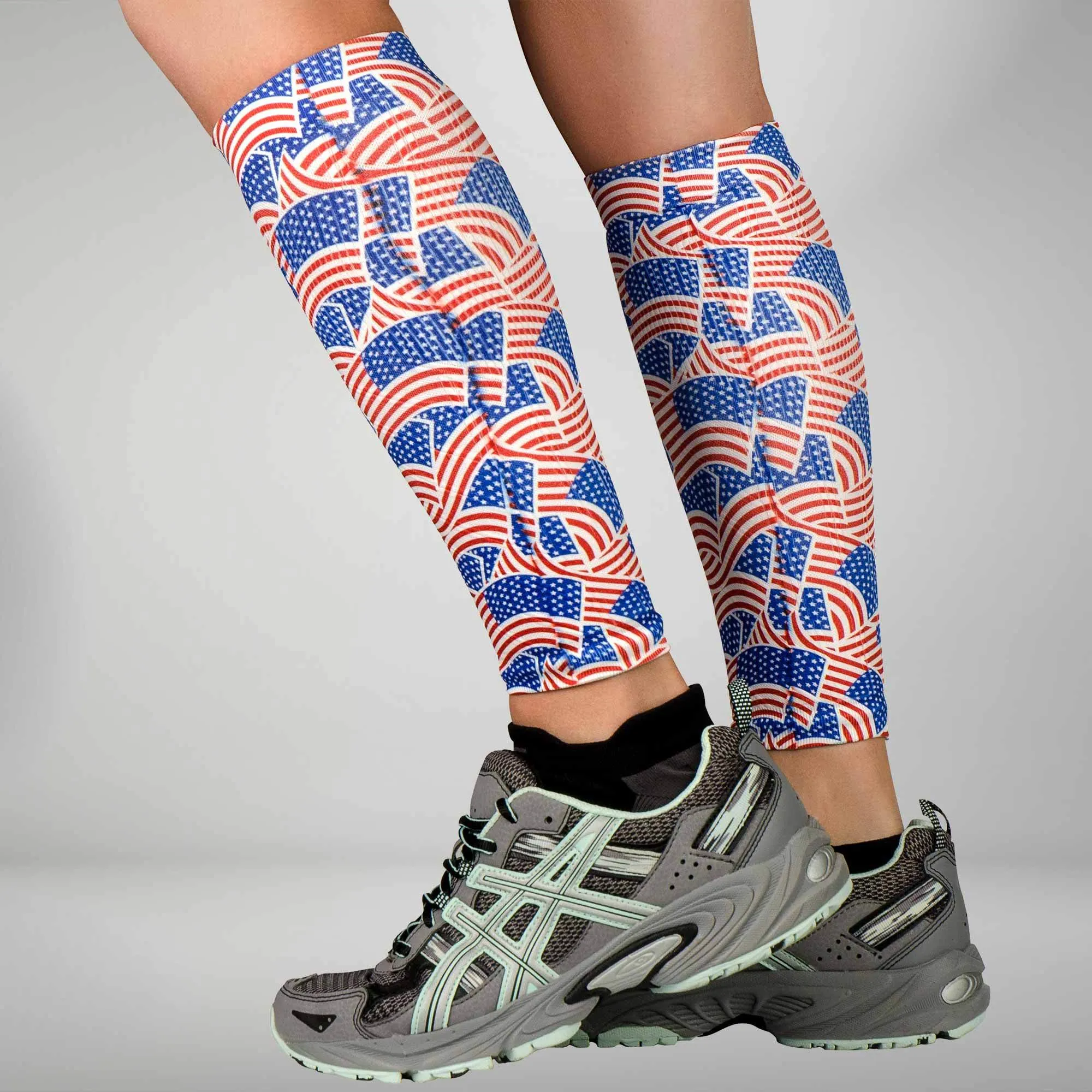 USA Flag Compression Leg Sleeves