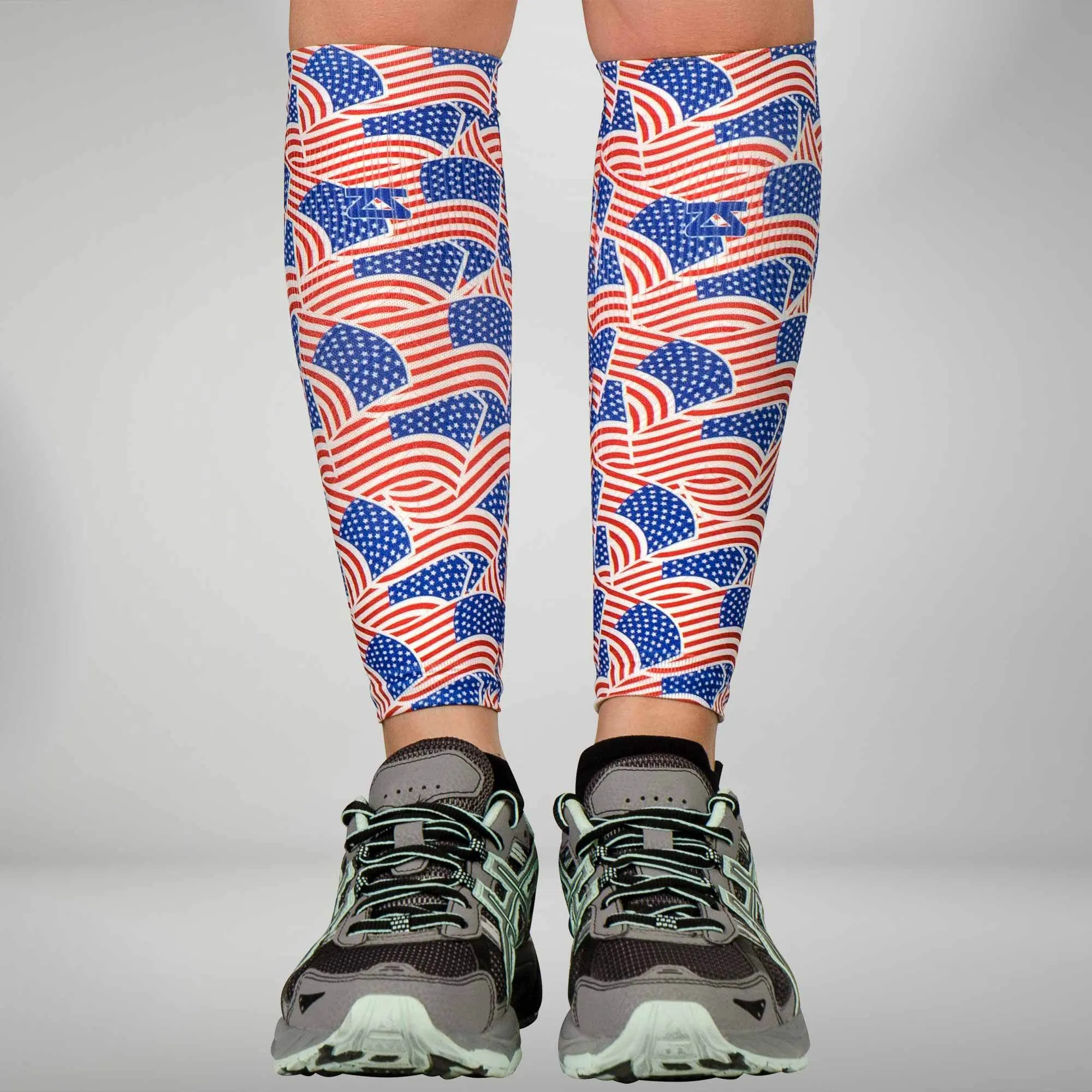 USA Flag Compression Leg Sleeves