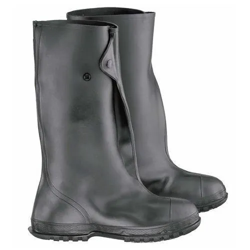 Waterproof PVC Overshoe with 4-Way Cleated Outsole - 17 in.