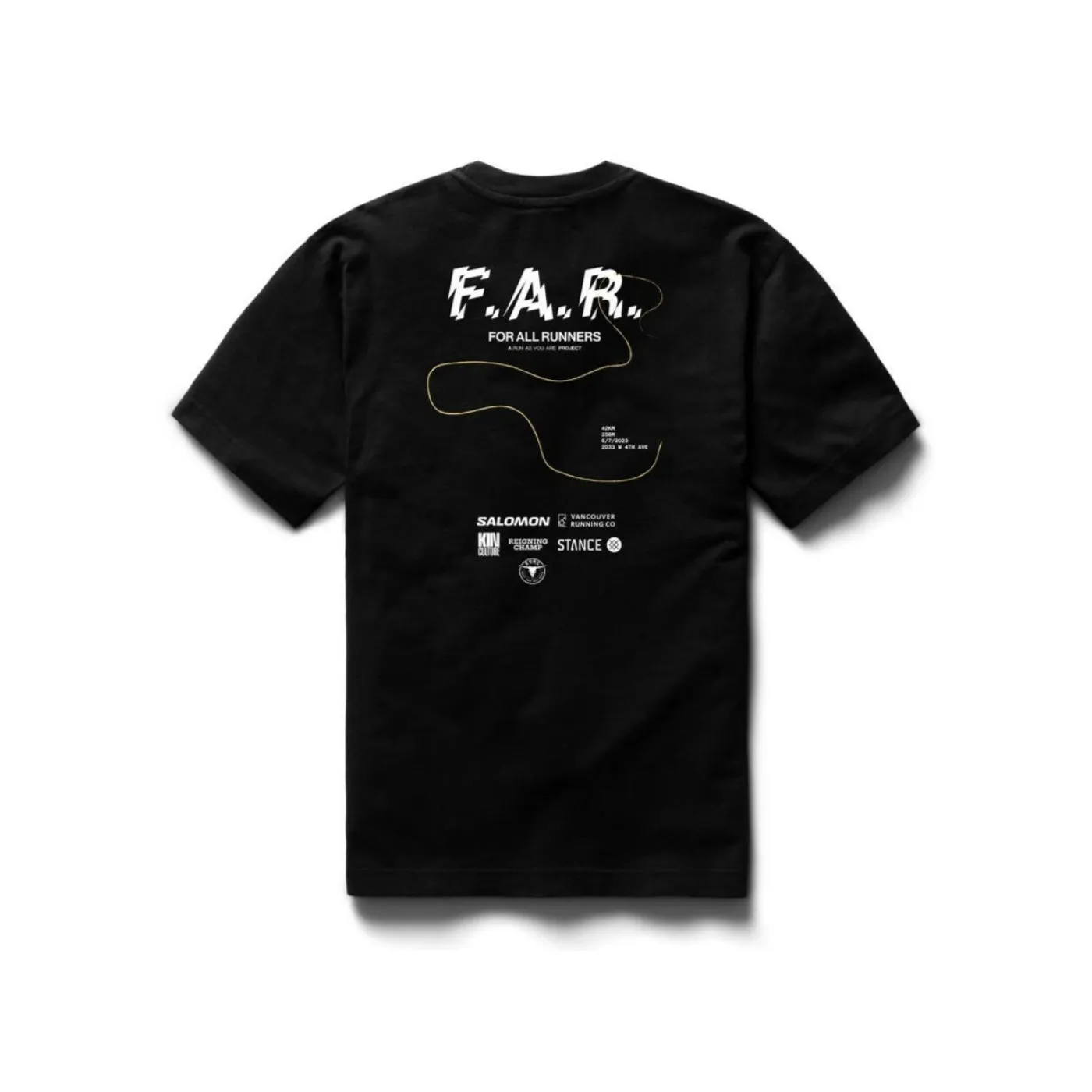 We Run FAR Tee - Reigning Champ | Black