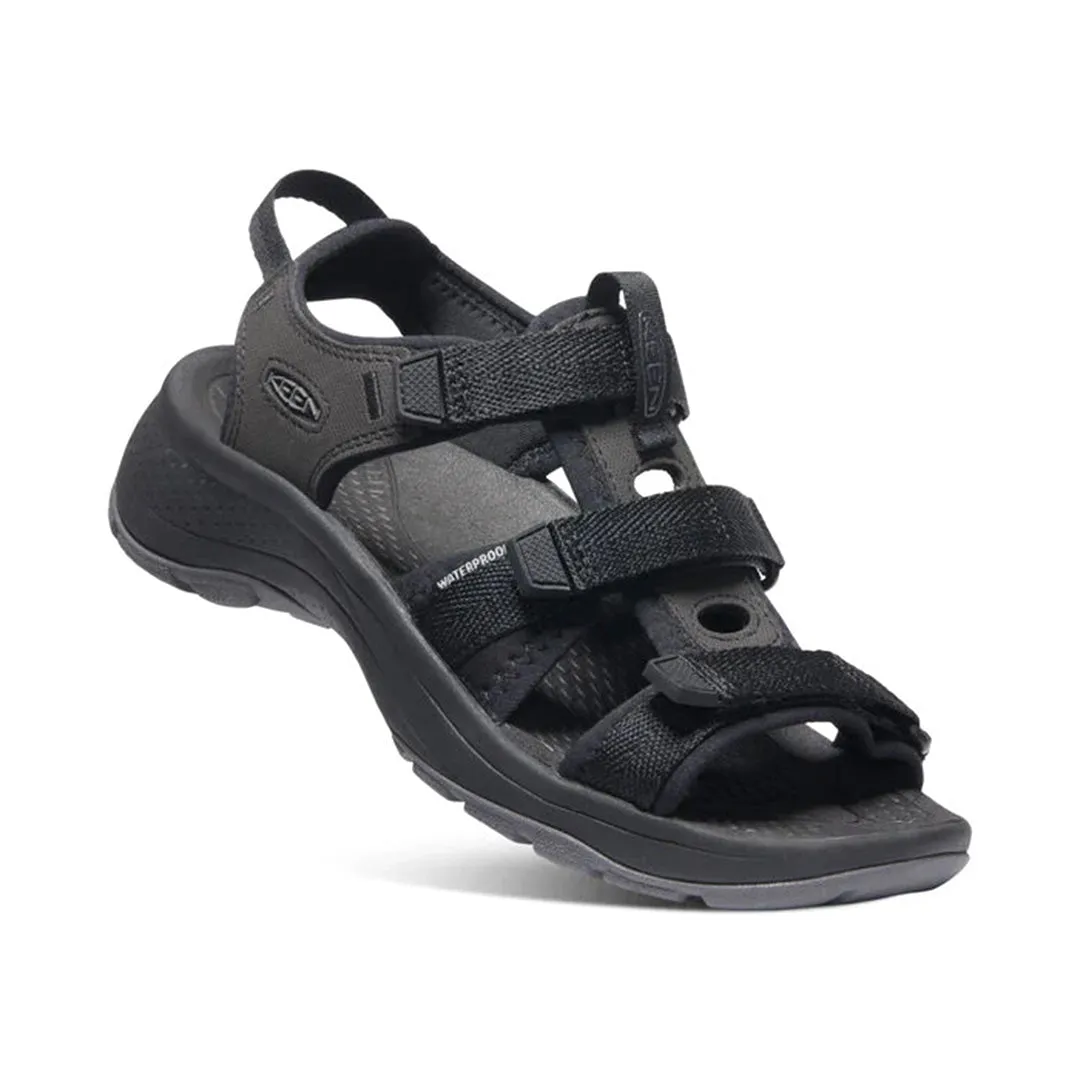 Women's Astoria West Open-Toe - Black/Black