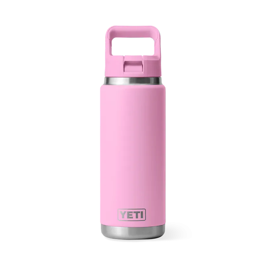 Yeti Rambler 26 Oz Straw Bottle Power Pink